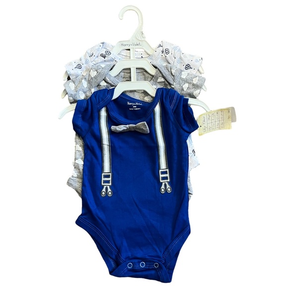 NWT Harry & Violet Set of 3 onesies - Picture 1 of 3